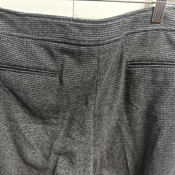 Anne Klein Black White Micro Houndstooth Ankle Pants Size 12 - Picture 4 of 7